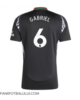 Arsenal Gabriel Magalhaes #6 Tricou Fotbal Replică 2024-25 Barbati Deplasare
